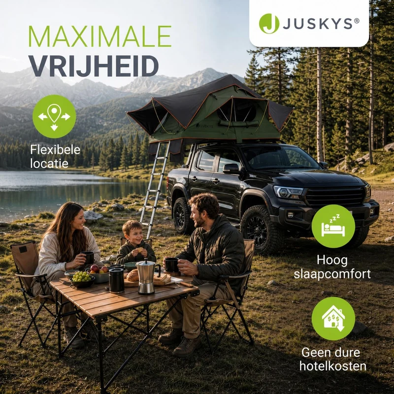 Dachzelt Lago für 2-3 Personen