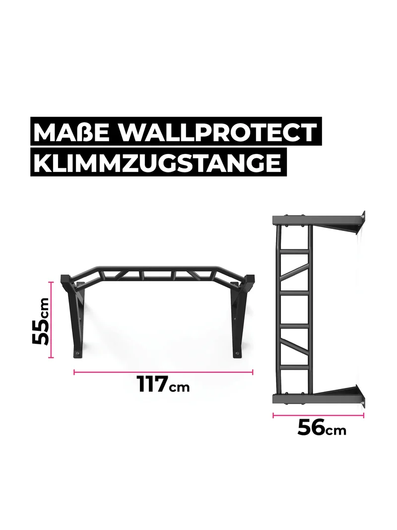 Multi-Grip Klimmzugstange | Wandmontage