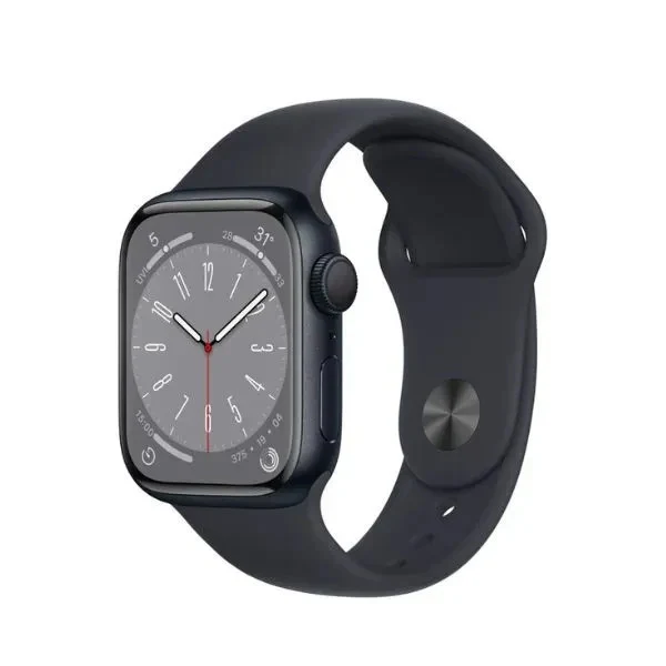 Apple Watch Series 8 GPS + Cellular 45 mm mit Aluminiumgehäuse und LTE.