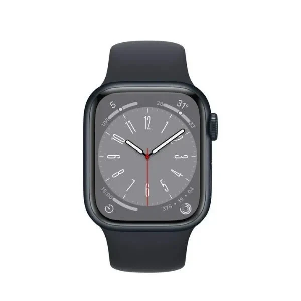 Apple Watch Series 8 GPS + Cellular 45 mm mit Aluminiumgehäuse und LTE.