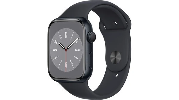 Apple Watch Series 8 GPS mit Aluminiumgehäuse und brillantem Retina Display