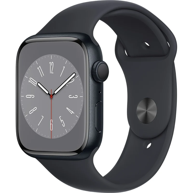 Apple Watch Series 8 GPS mit Aluminiumgehäuse und brillantem Retina Display