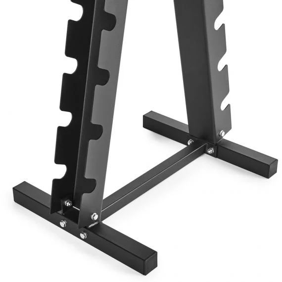 Hantelsatz chrom 1-10 kg inkl. Hantelpyramide