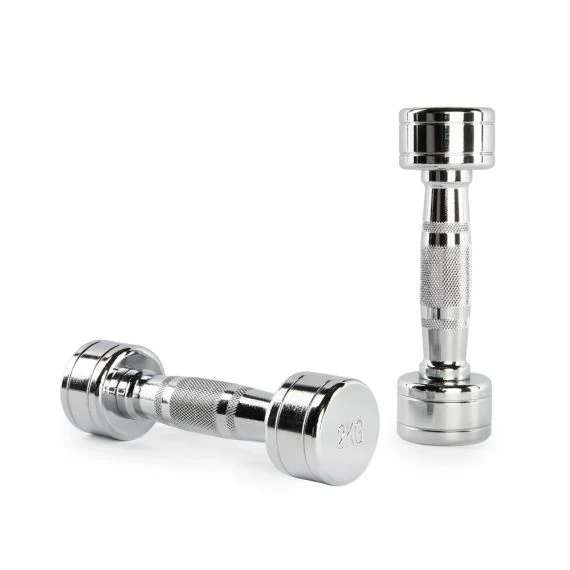Trainingshanteln Chrom - 1 bis 10 kg