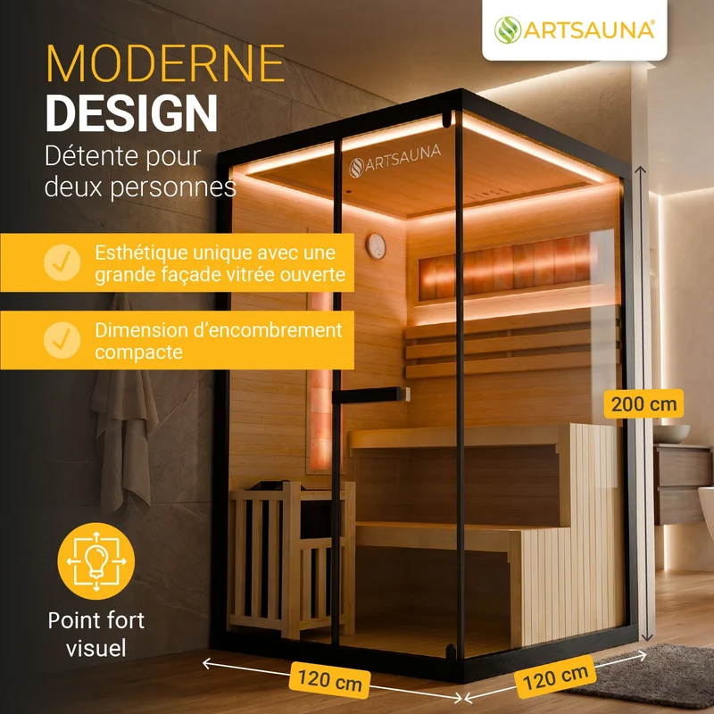 Traditionelle Sauna Vantaa - Schwarz