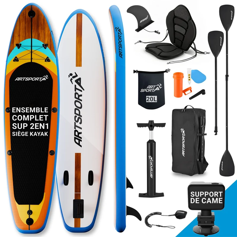 Stand Up Paddling Board mit Kajaksitz