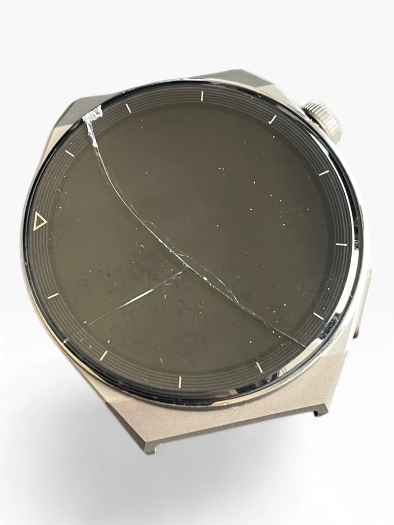 Huawei GT 3Pro 46mm mit Titangehäuse,Edelstahlarmband & AMOLED-Display in Silber