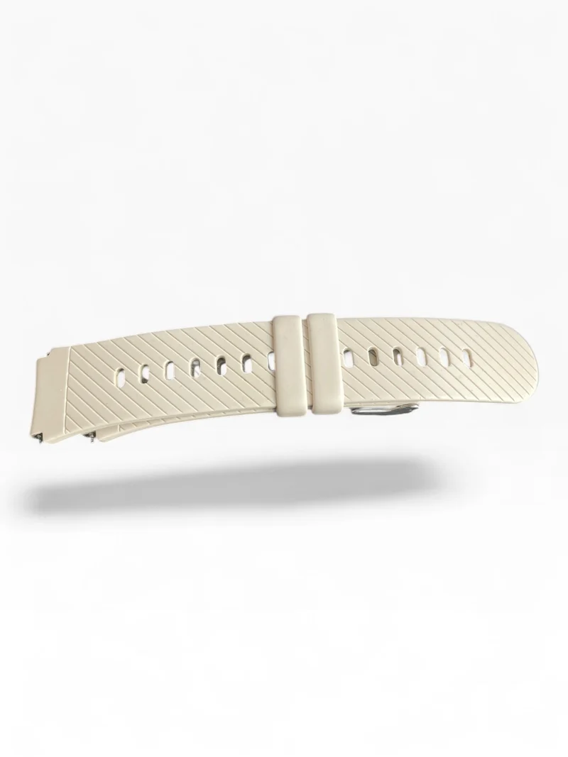 Xiaomi Watch S1 Active 46mm mit Edelstahlgehäuse & Silikonarmband in Moon White.