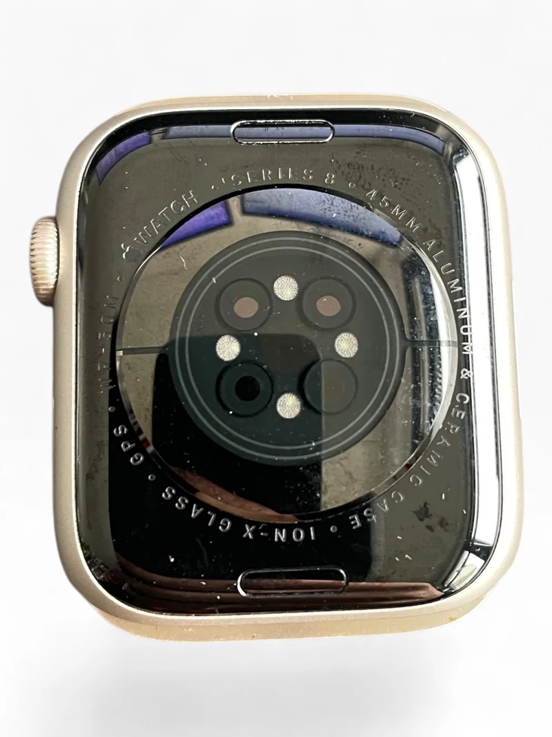 Apple Watch Series 8 GPS 45mm mit Aluminiumgehäuse & Retina Display in Starlight