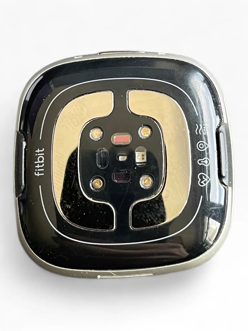 Fitbit Sense 2 Smartwatch 40mm mit Aluminiumgehäuse, GPS & AMOLED in Lunar White