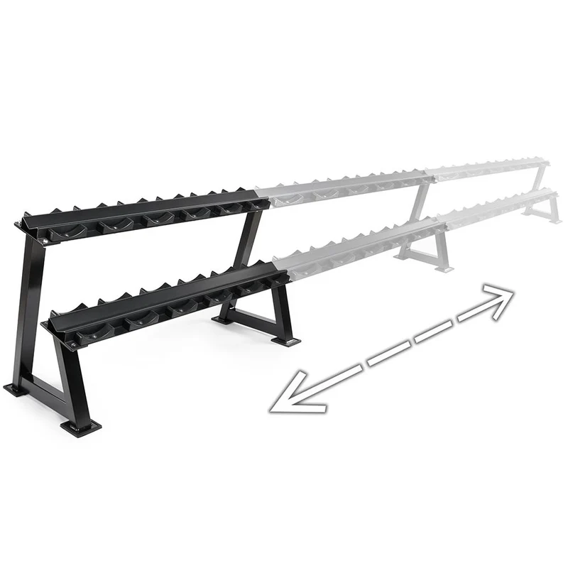 Kurzhantelablage mit Ablageschalen - modular erweiterbar!