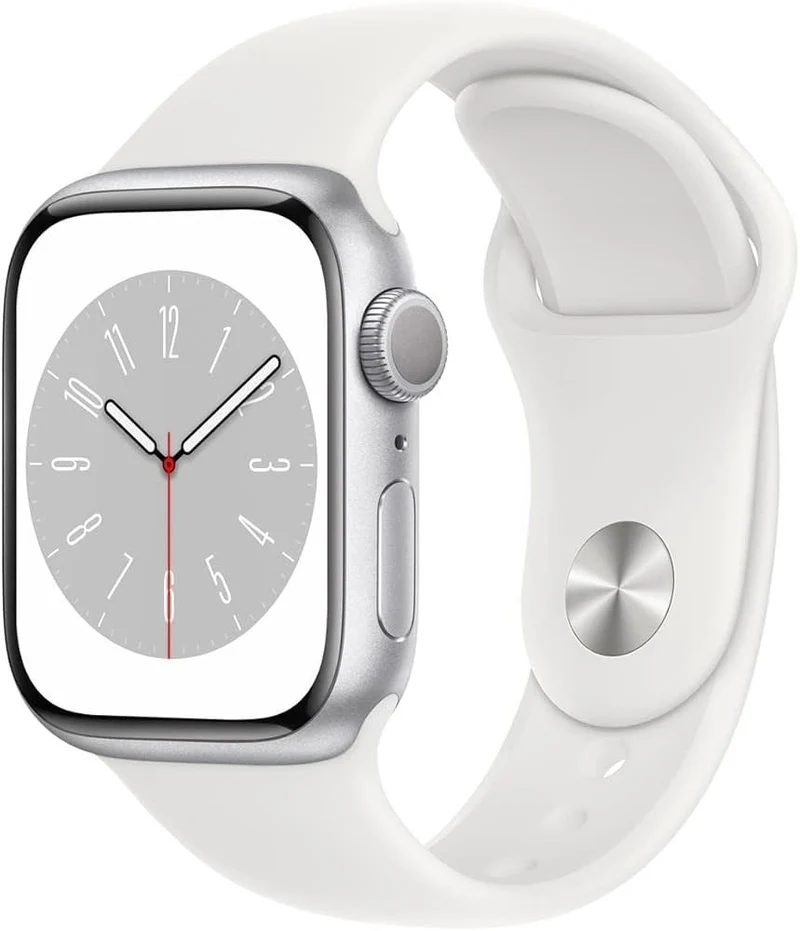 Apple Watch Series 8 GPS 45 mm mit Aluminiumgehäuse und Retina Display