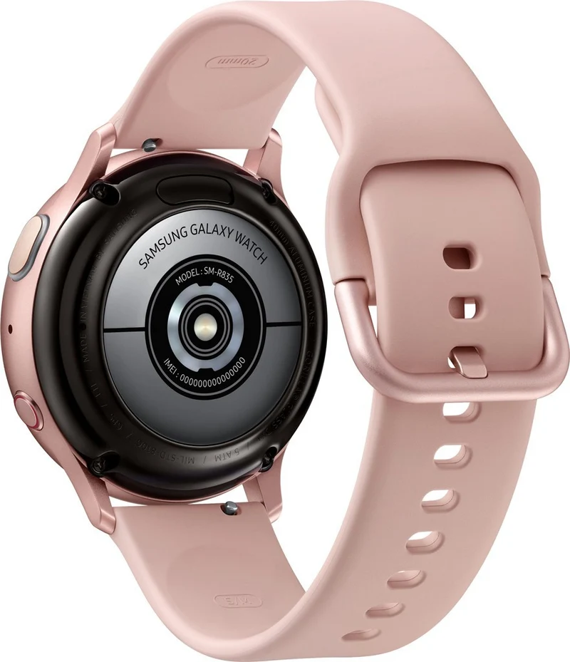 Samsung Galaxy Watch Active2 40 mm in Pink Gold mit elegantem Design und AMOLED