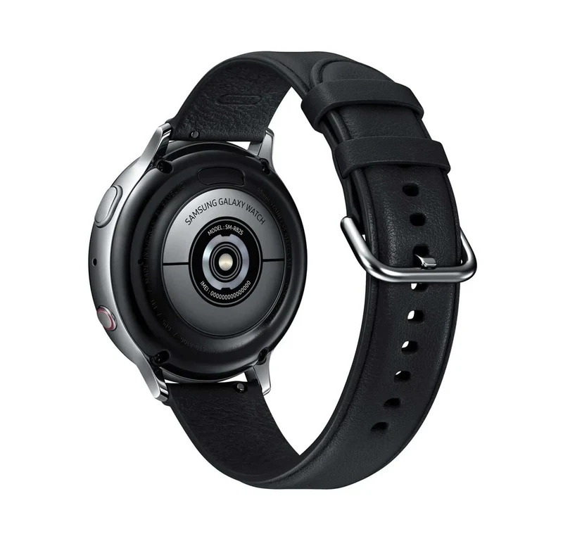 Samsung Galaxy Watch Active2 LTE 44 mm mit Edelstahlgehäuse und Lederarmband