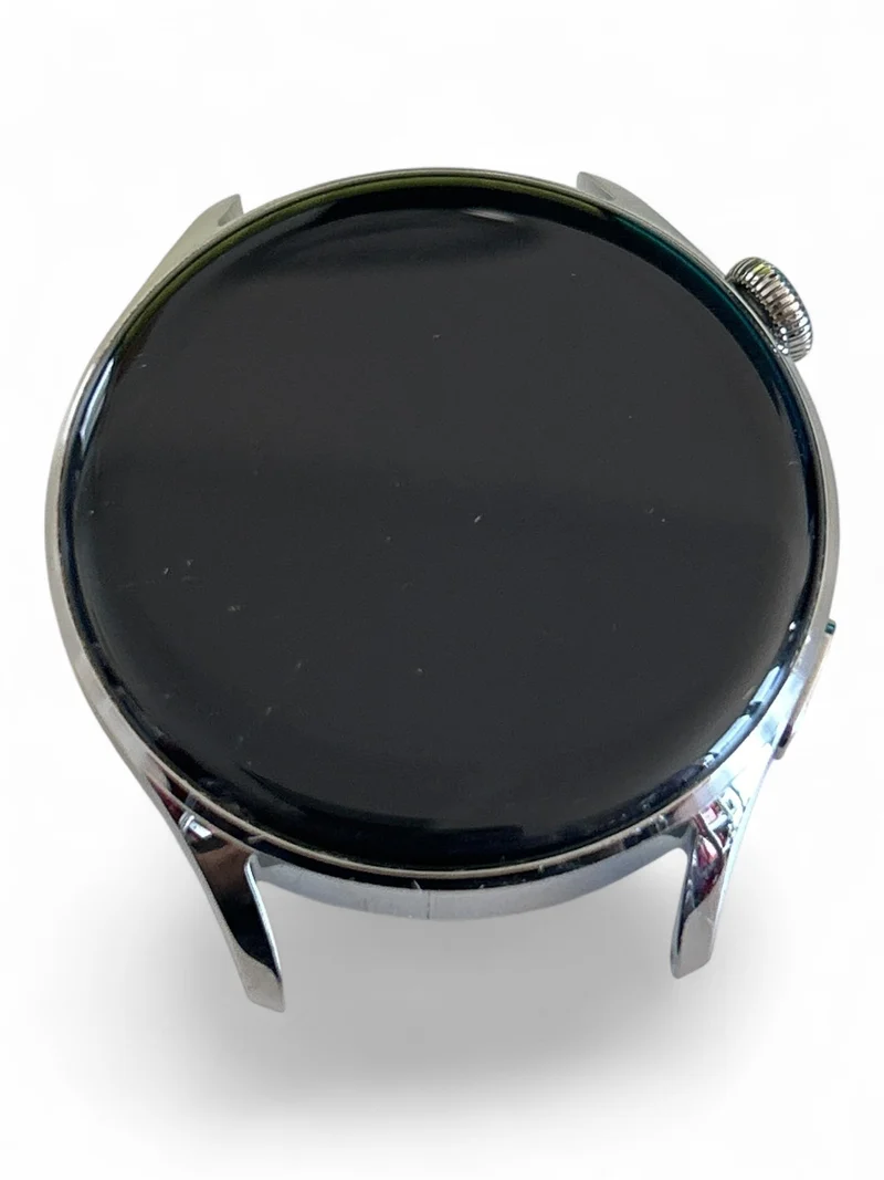 Huawei Watch 3 Classic, 46mm, Edelstahl, Lederarmband, Silber, Smartwatch