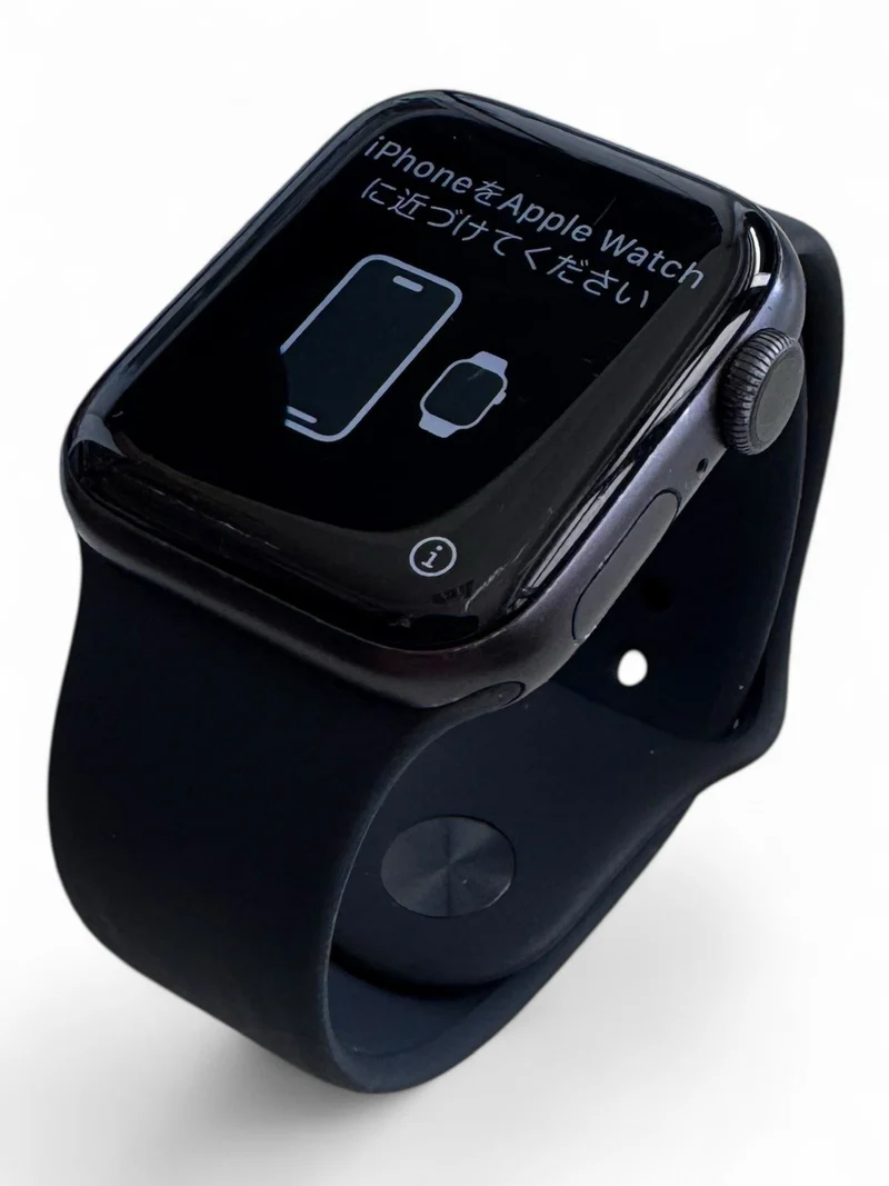 Apple Watch Series 6 GPS, 40mm, Space Gray, Alu, Sportband, Schwarz, Smartwatch