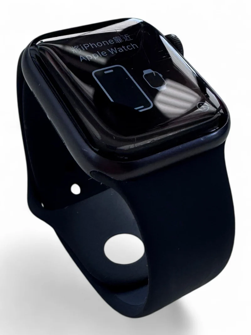 Apple Watch Series 6 GPS, 40mm, Space Gray, Alu, Sportband, Schwarz, Smartwatch