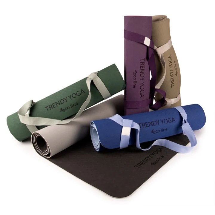 Yogamatte Eco-Line Set 180 x 60 x 0,6 cm