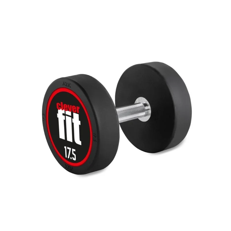 Rubber Dumbbell PRO-Style - mit Ihrem individuellen Logo - 2,5 – 60 kg / 2,5 kg Steigerung