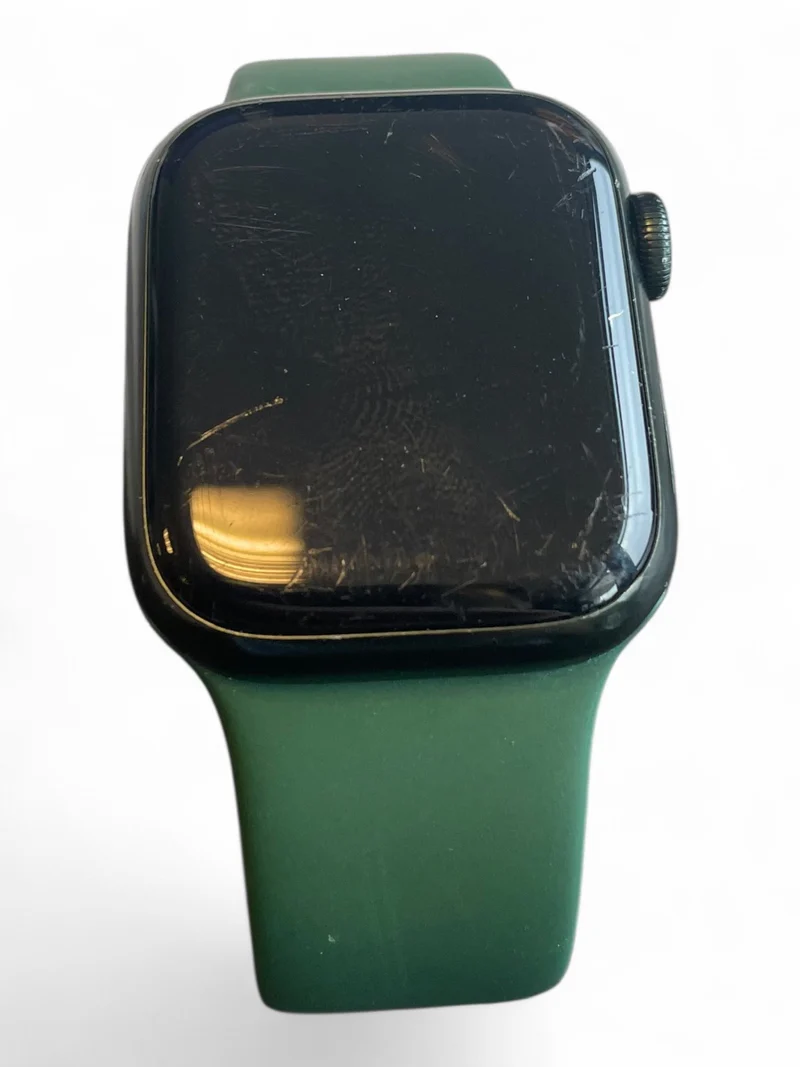 Apple Watch Series 7 GPS 41mm mit Aluminiumgehäuse und brillantem Retina Display