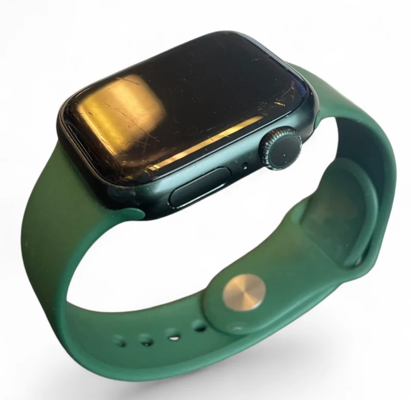 Apple Watch Series 7 GPS 41mm mit Aluminiumgehäuse und brillantem Retina Display
