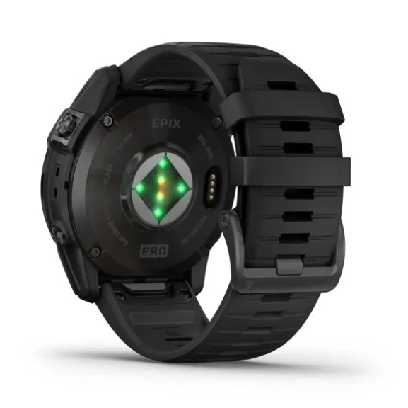 Garmin epix Pro Gen 2 51 mm mit AMOLED-Display, Edelstahlgehäuse und GPS.