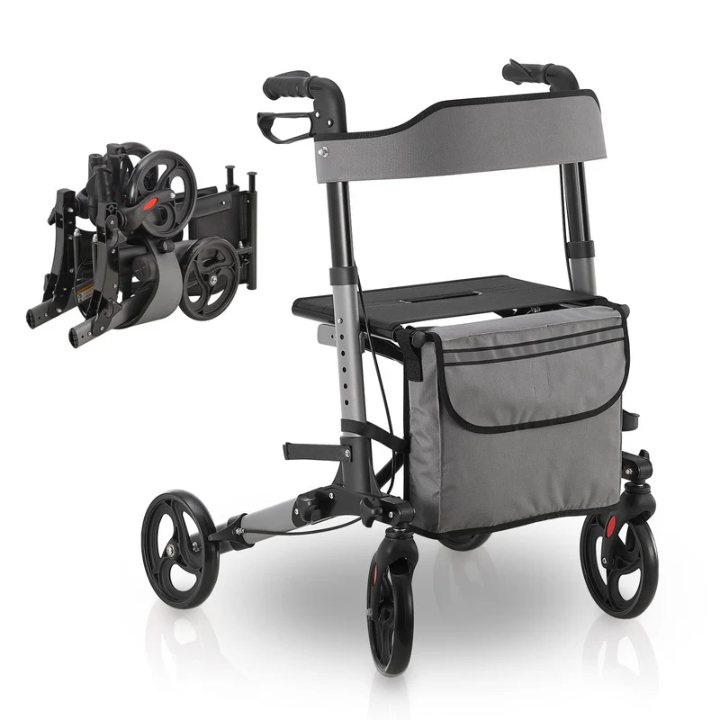 Aluminium Rollator Vital mit Sitz