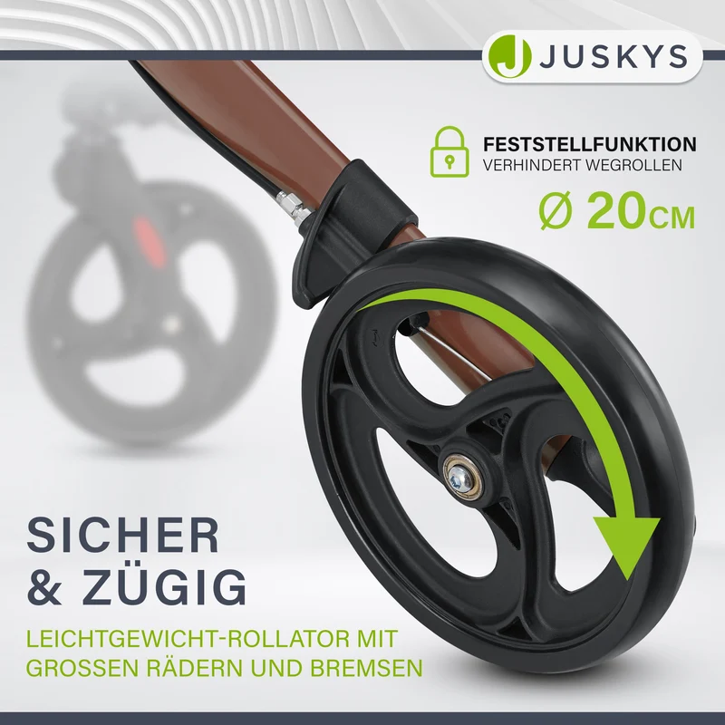 Aluminium Rollator Vital mit Sitz