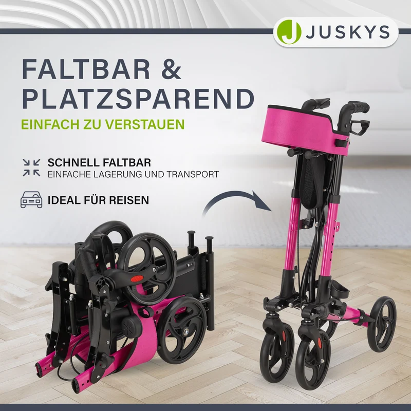 Aluminium Rollator Vital mit Sitz