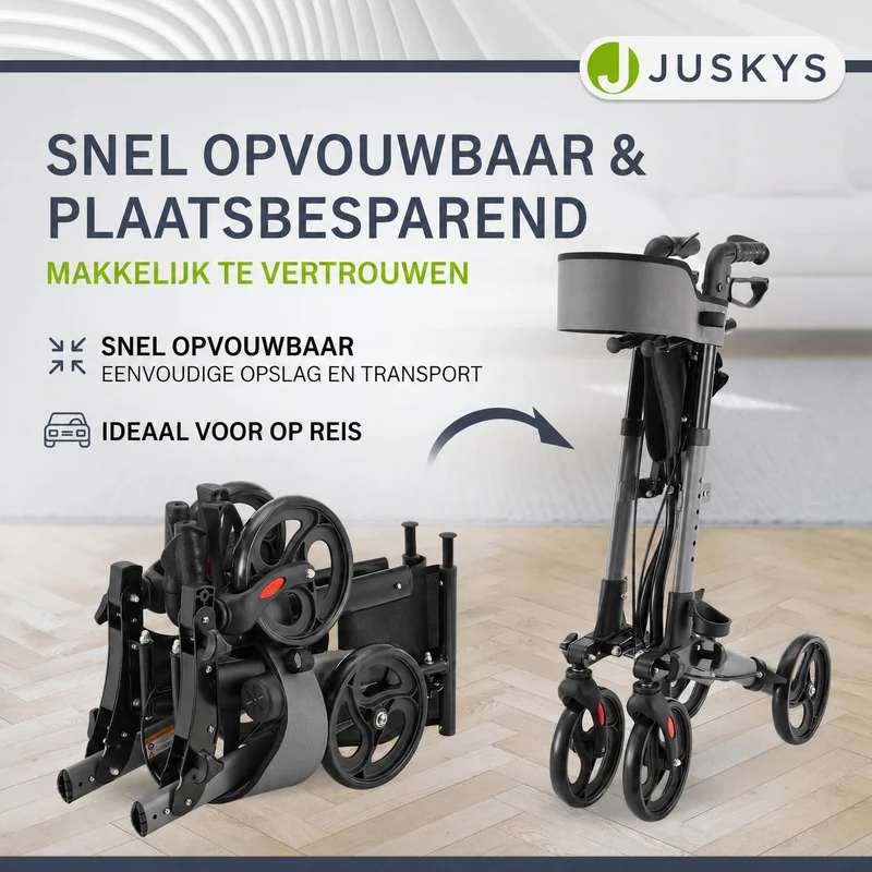 Aluminium Rollator Vital mit Sitz