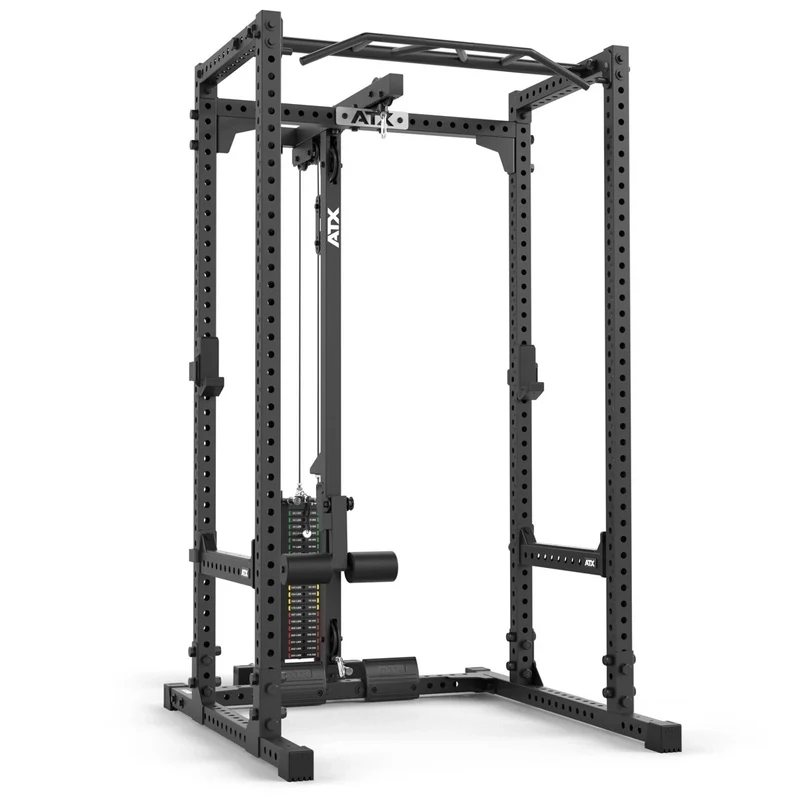 ATX® Power Rack 640/660 mit Latzug 115 kg Steckgewichte, in 2 Höhen