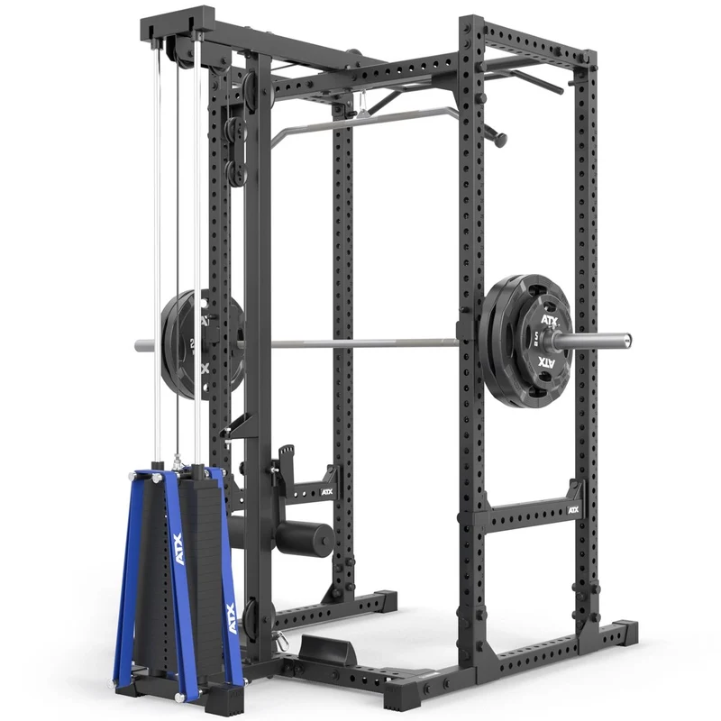 ATX® Power Rack 640/660 mit Latzug 115 kg Steckgewichte, in 2 Höhen