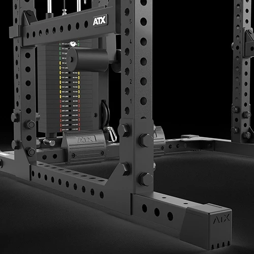 ATX® Power Rack 640/660 mit Latzug 115 kg Steckgewichte, in 2 Höhen