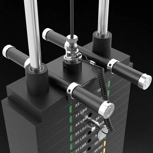 ATX® Power Rack 640/660 mit Latzug 115 kg Steckgewichte, in 2 Höhen