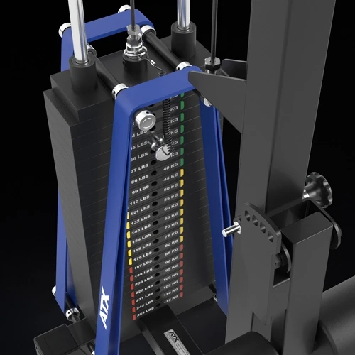 ATX® Power Rack 640/660 mit Latzug 115 kg Steckgewichte, in 2 Höhen