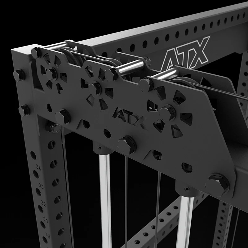 ATX® Cable Half Rack mit 2 x 90 kg Steckgewichte