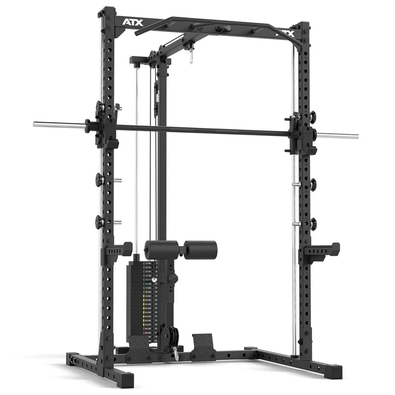 ATX® HRX-510 Rack-Komplettset mit Latzug-Steckgewichte und Multipresse - Höhe 196 cm