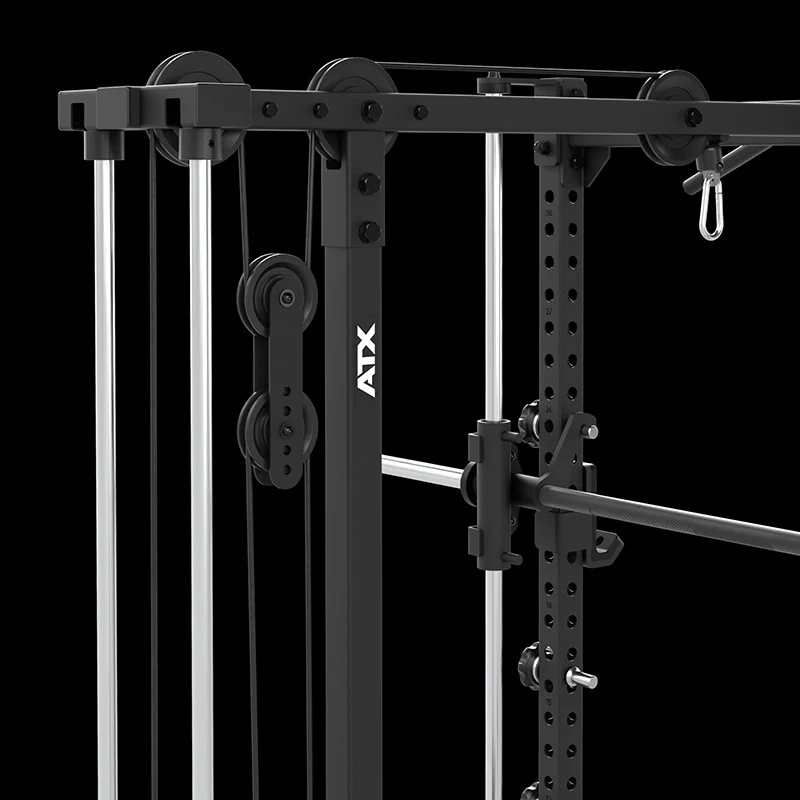 ATX® HRX-510 Rack-Komplettset mit Latzug-Steckgewichte und Multipresse - Höhe 196 cm