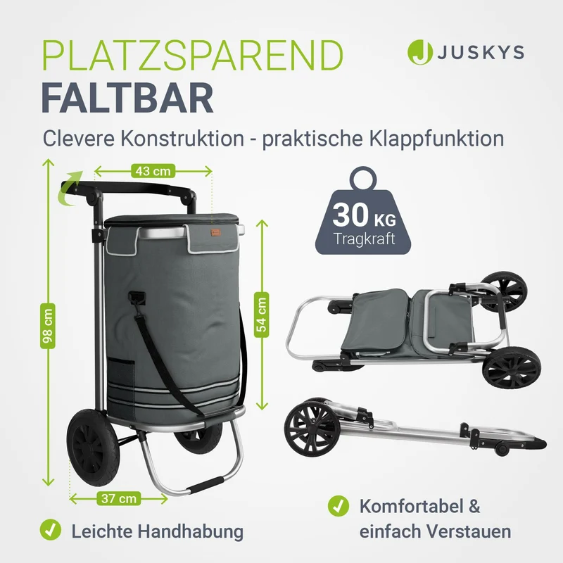 3in1 Einkaufstrolley - 56 L Kapazität