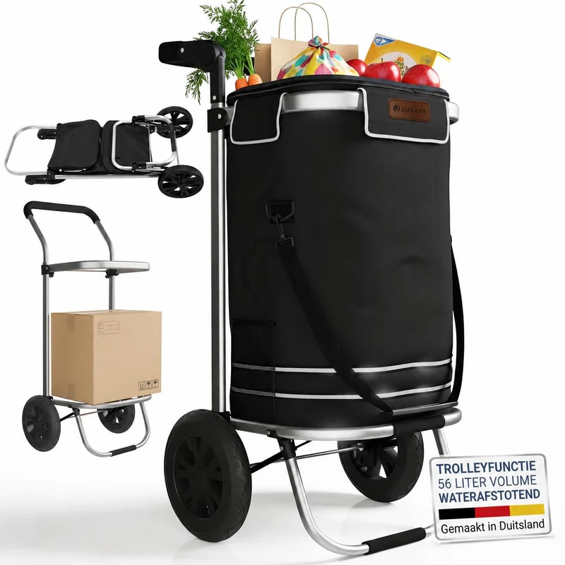 3in1 Einkaufstrolley - 56 L Kapazität