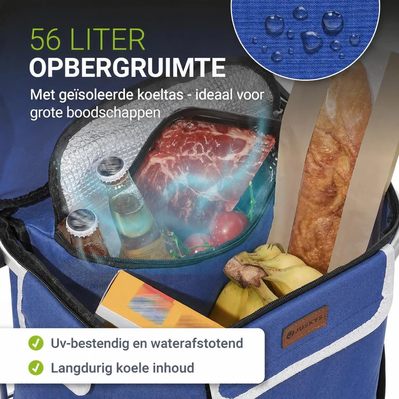 3in1 Einkaufstrolley - 56 L Kapazität