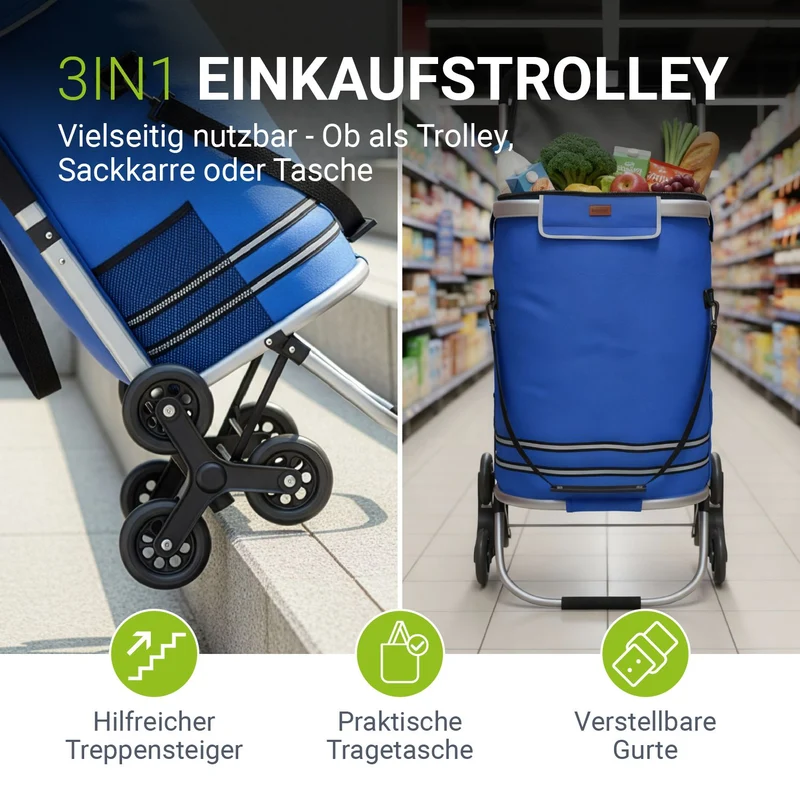 Einkaufstrolley Treppensteiger