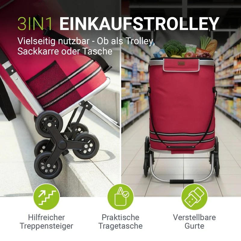 Einkaufstrolley Treppensteiger