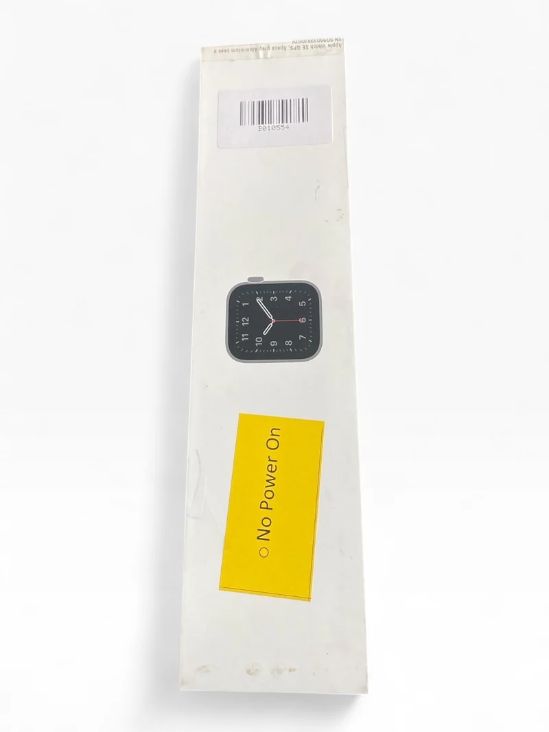 Apple Watch SE GPS 40mm mit Aluminiumgehäuse & Sportarmband in Space Grau Black.