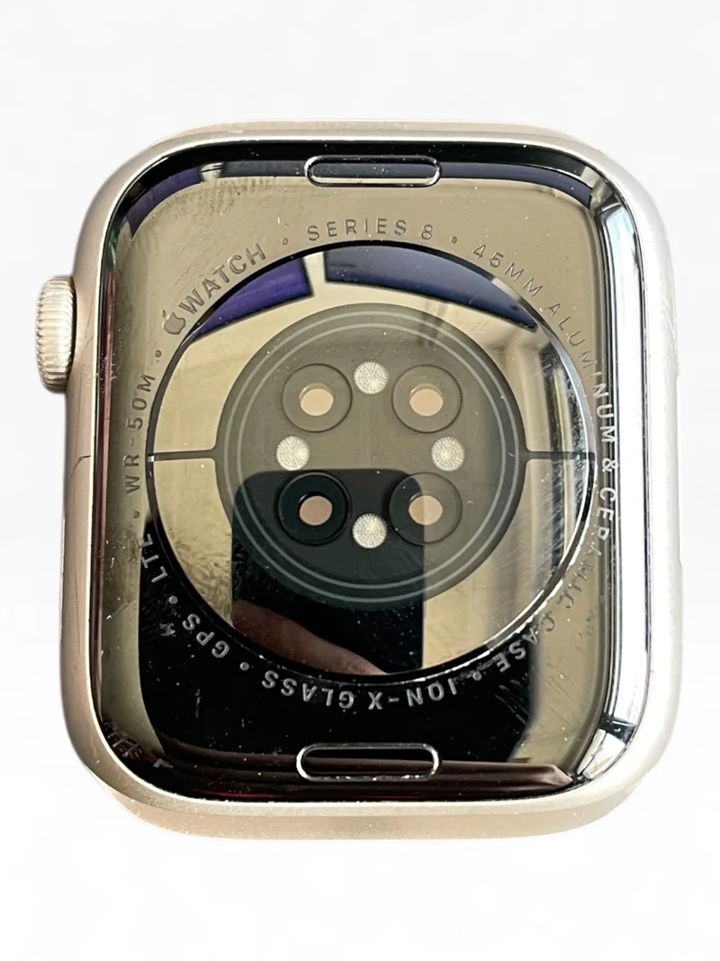 Apple Watch Series 8 GPS + Cellular 45mm mit Aluminiumgehäuse & LTE in Starlight