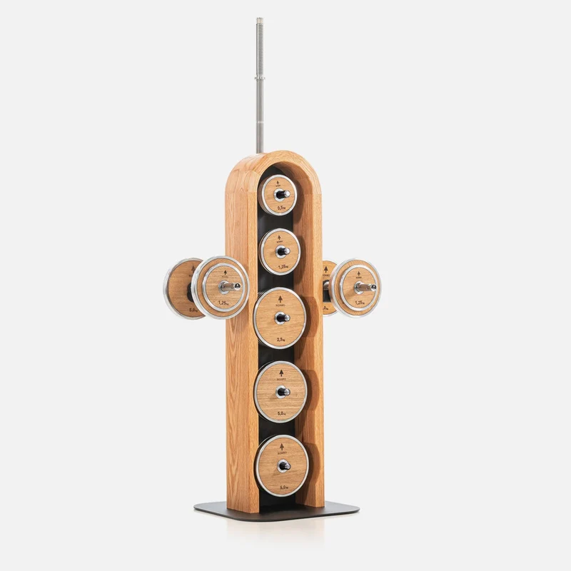 NOHrD WeightPlate Tower - in 6 Holzarten