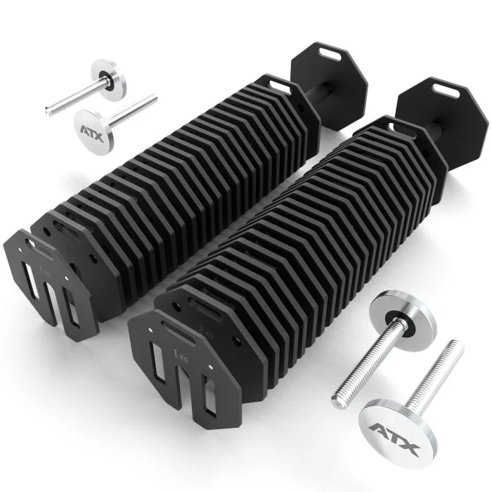 ATX® Verstellbare Kurzhanteln - Octa Dumbbells - 2 x 53 kg