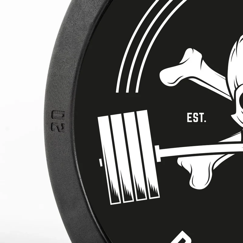 Kompakthanteln Gummi - mit ATX/ Barbell Club Logo - 2,5 – 60 kg / 2,5 kg Steigerung