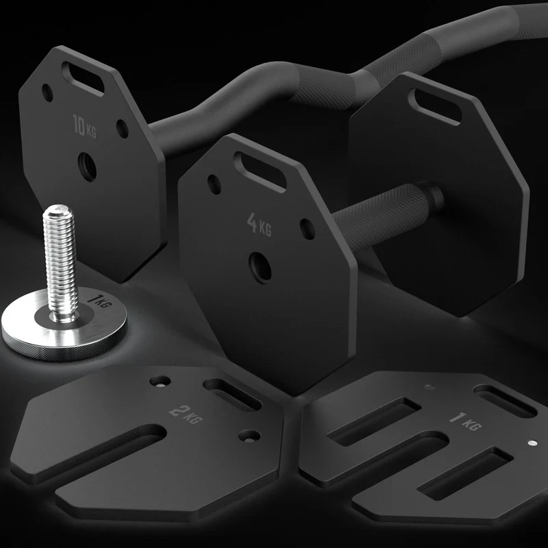 ATX® Octa-Dumbbell-Set XL 2 x 36 kg + SZ-Stange + Storage