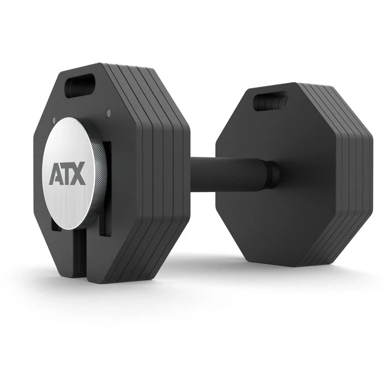ATX® Octa-Dumbbells 2 x 24 kg - Verstellbare Hanteln inkl. Ablageständer